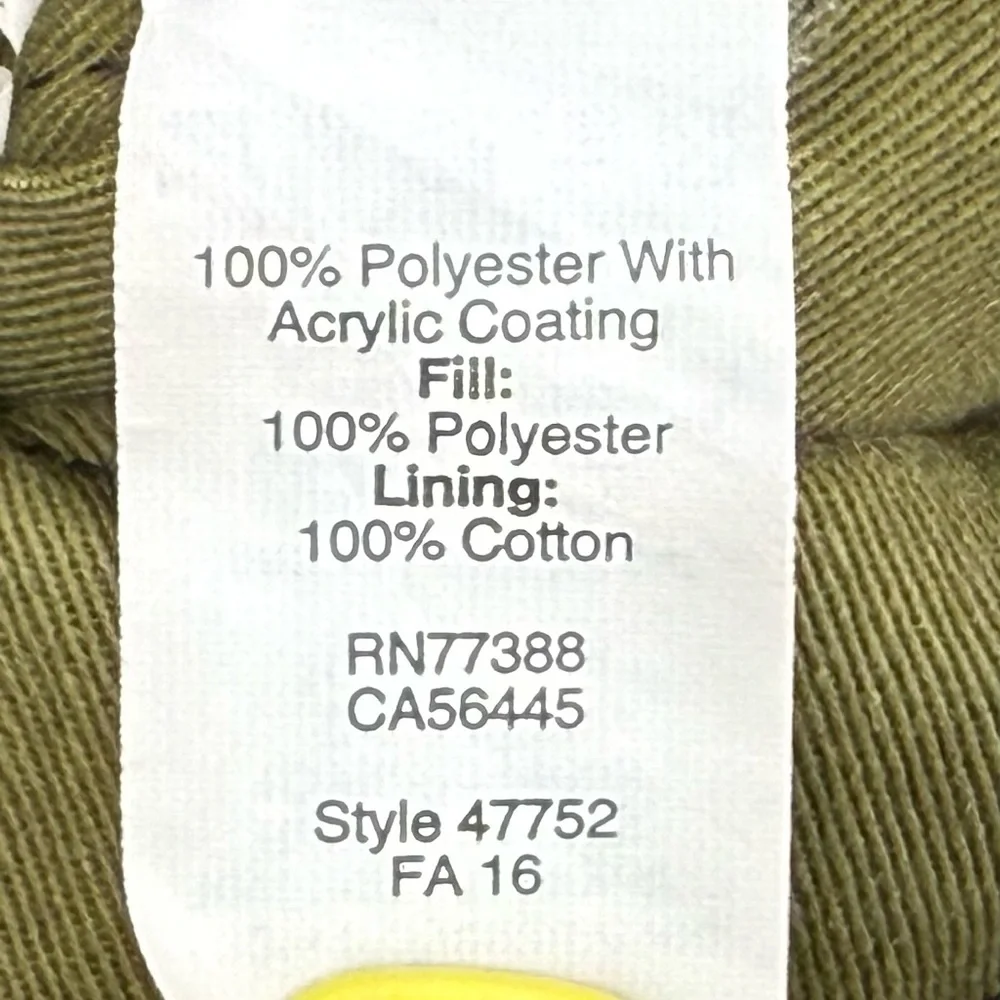 J.Crew Outerwear Quilted Puffer Vest Authentic Full Zip Black &‎ Olive Men’s XL